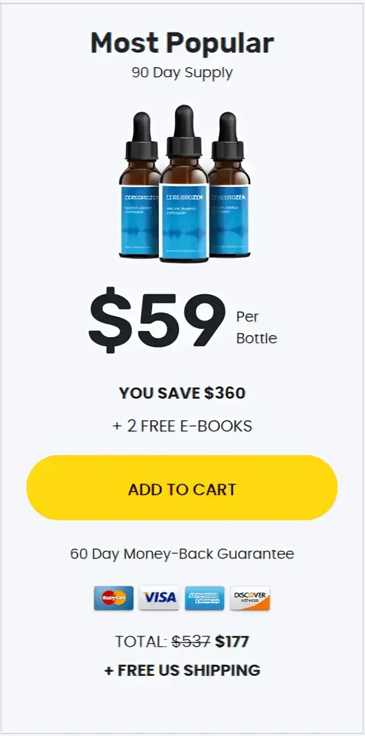 Cerebrozen three bottles order