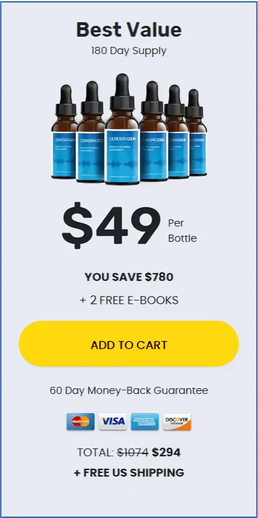 Cerebrozen 6 bottles